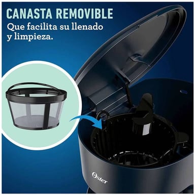 CAFETERA 12 TAZAS FILTRO PERMANENTE BVSTDCS12B - 2