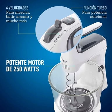 BATIDORA OSTER FPSTHS3611 DE MANO Y PEDESTAL 250W - 3