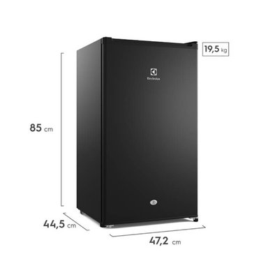 FRIGOBAR ELECTROLUX ERD090G2HWB PREMIUM BLACK - 5