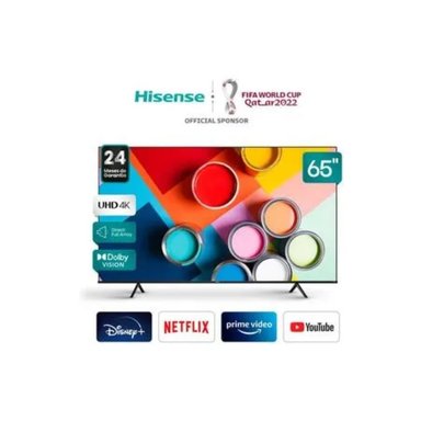 TELEVISOR HISENSE 65" 65A6H SMART 4K UHD VIDA NEGRO - 3