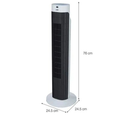 VENTILADOR DE AIRE TIPO TORRE SOLE SOLAIR019 76 CM BLANCO - 6
