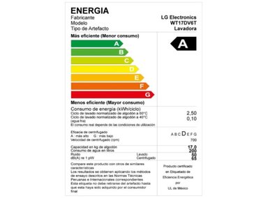 LAVADORA 17KG AI DD INVERTER SMART CARGA SUPERIOR WT17DV6T LG - 5