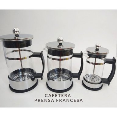 CAFETERA FRANCESA PLATEADA 1000 ML - 2