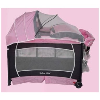 CUNA CORRAL BABY KITS VERONA ROSADO - 3