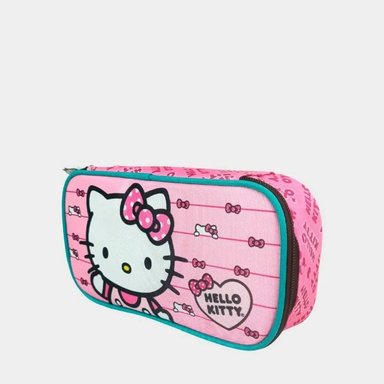 SET MOCHIRUEDAS SCOOL 3D HELLO KITTY ROSADO BEBÉ PLUS - 5