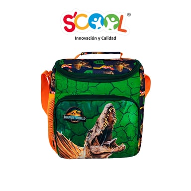 SET MALETA SCOOL MAGIC PREMIUM GDE METALIZADO JURASSIC - 4
