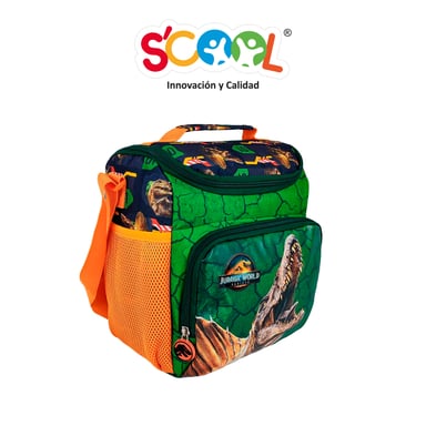 SET MALETA SCOOL MAGIC PREMIUM GDE METALIZADO JURASSIC - 5
