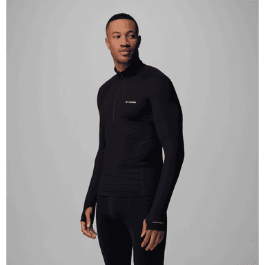 CAMISETA TERMICA INTERIOR HOMBRE COLUMBIA MIDWEIGHT ONMNI HEAT HALF ZIP BLACK - 3