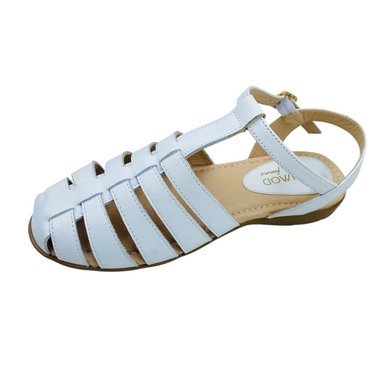 SANDALIAS MUJER CALIMOD FEMME CUERO BLANCO - 3