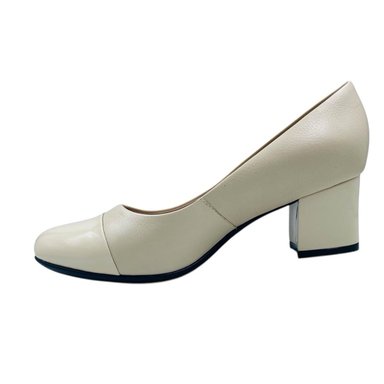ZAPATOS VESTIR MUJER CALIMOD FEMME CUERO BEIGE - 4
