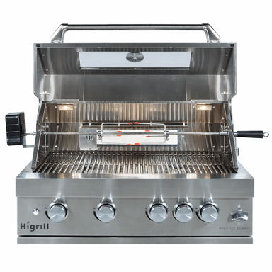 PARRILLA A GAS Y CARBON DE 5 QUEMADORES PARA EMPOTRAR DE ACERO INOXIDABLE 304 CON EQUIPAMIENTO HIGRILL FULL - 2
