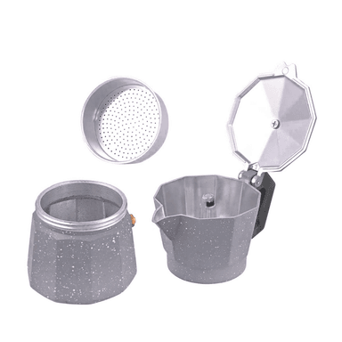 CAFETERA CFTR-NGRT EXPRESSO MOKA ITALIANA 3 TAZAS 150ML COLOR GRIS - 2