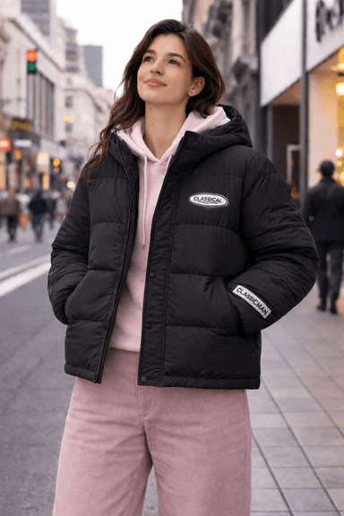 CASACA TÉRMICA UNISEX CLASSICMAN - ABRIGO MODERNO CON CAPUCHA - 1