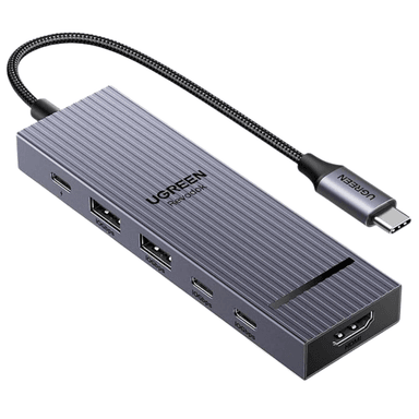 UGREEN REVODOK PRO HUB USB-C (6 EN 1) 4K A 60HZ PARA MACBOOK IPAD - 1