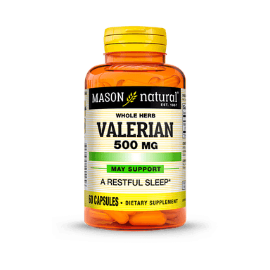SUPLEMENTO MASON NATURAL VALERIANA 500MG LIBERA TU ESTRES 60 CÁPSULAS - 1