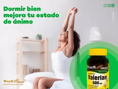 SUPLEMENTO MASON NATURAL VALERIANA 500MG LIBERA TU ESTRES 60 CÁPSULAS - 4
