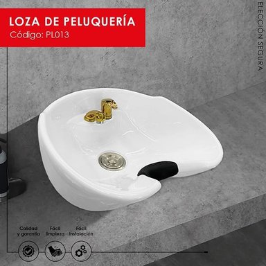 LAVAMANOS PARA PELUQUERÍA BLANCO PL013 - 2