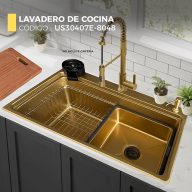 LAVADERO DE COCINA DORADO US30407E-8048 - 2