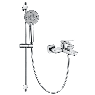 MEZCLADORA MONOCOMANDO PARA DUCHA TELEFONO CON BARRA CROMADO MT013100 - 1