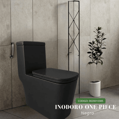 INODORO ONE PIECE MKS NEGRO MATE - 2