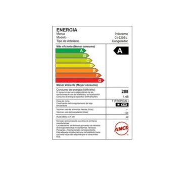 CONGELADORA INDURAMA CI-220BL 198 LT DEFROST BLANCO - 4