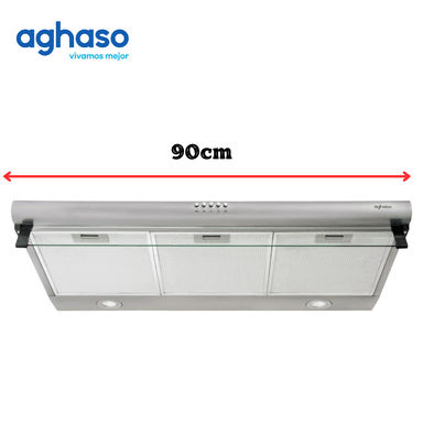 CAMPANA EXTRACTORA AGHASO 90 CM CAMP-AGH03 - 1