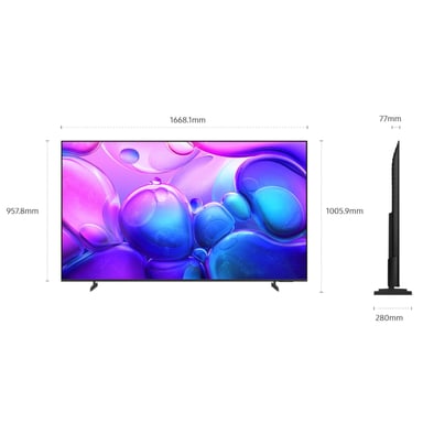 TELEVISOR SAMSUNG 75' QLED QN75Q6FAAGXPE 4K UHD TIZEN 2025 + SOUNDBAR SAMSUNG HW-B450F - 2