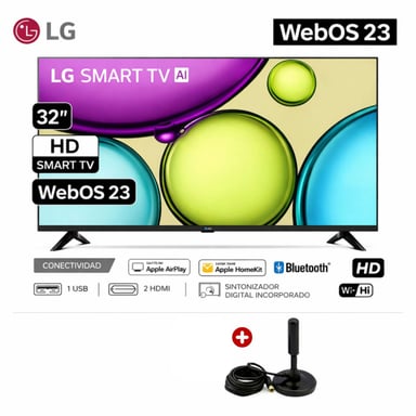 TELEVISOR LG LED 32 32LR600BPSC HD SMART TV + ANTENA DIGITAL - 1