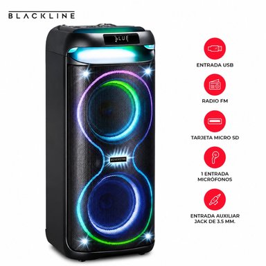 TORRE BLACKLINE TORRBL65INF 40W 2X6.5 BT FM SONIDO ESPACIAL DSP TWS - 1