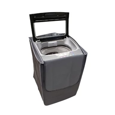 FUNDA LAVADORA LONA COLOR PLOMO16-22 KG - 1