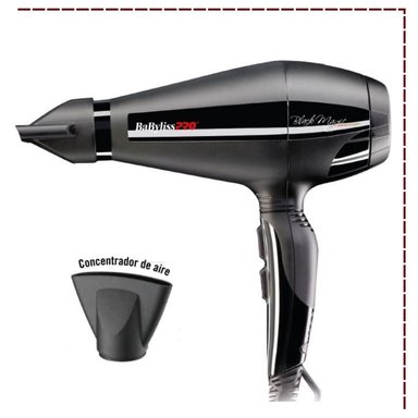 SECADORA CABELLO BABYLISS PRO B6400PE 2000W PROFESIONAL BLACK MAGIC - 4
