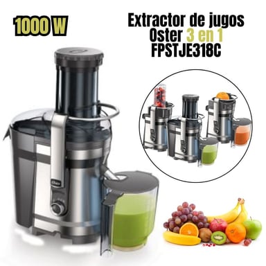 EXTRACTOR OSTER FPSTJE318C 1000W JUGOS 3 EN 1 - 1