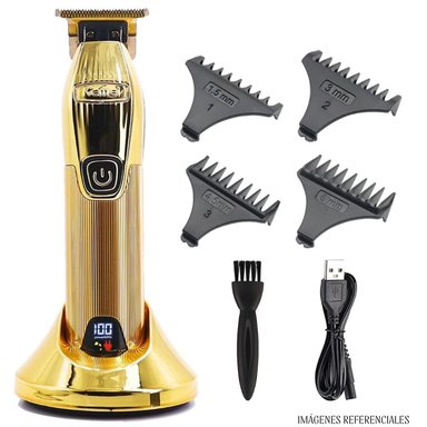 TRIMMER KEMEI CON BASE DORADO-KM-I32S - 2