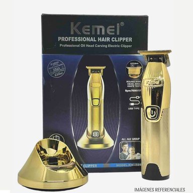 TRIMMER KEMEI CON BASE DORADO-KM-I32S - 4