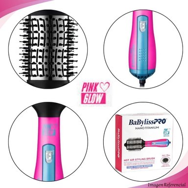 CEPILLO SECADOR DE AIRE CALIENTE BABYLISSPRO 72MM FUCSIA GLOW - 2