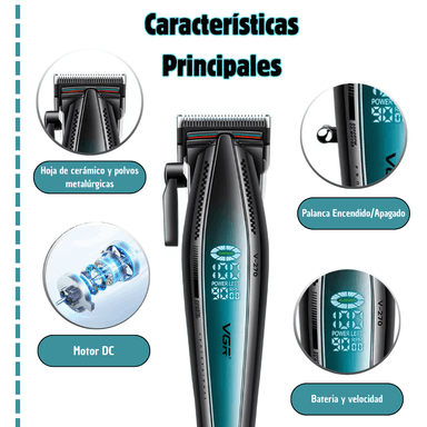 MÁQUINA CORTADORA DE CABELLO VGR V-270 - 3