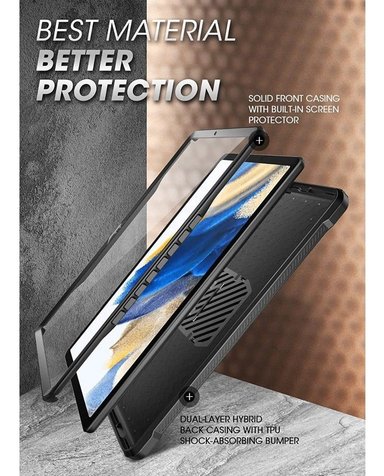 CASE GALAXY TAB A8 X200 X205 SUPCASE 10.5" 360° NEGRO - 5