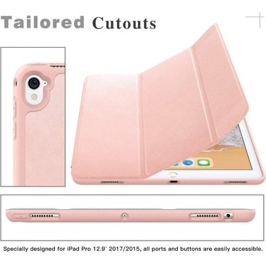 CASE IPAD PRO 2GEN 2017 A1671 A1670 MOKO 12.9" + PEN HOLDER - 4
