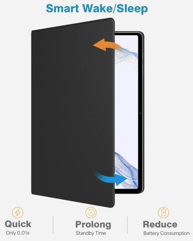 CASE GALAXY TAB S7 PLUS T970 MOKO BOOK COVER + PEN HOLDER - 4