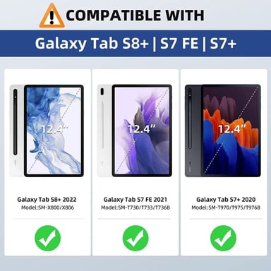 CASE GALAXY TAB S8 PLUS X806 X800 MOKO + PEN HOLDER - 2