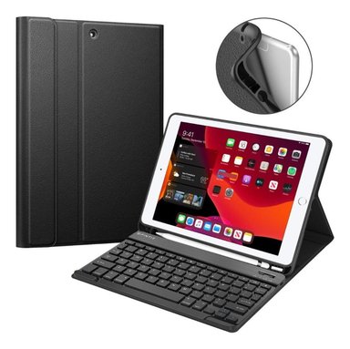 CASE FINTIE CON TECLADO IPAD 10.2 8GEN 2020 A2270 A2429 - 1