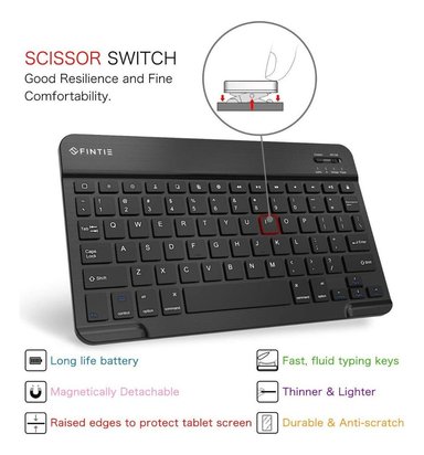 CASE FINTIE CON TECLADO IPAD 10.2 8GEN 2020 A2270 A2429 - 6