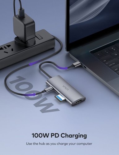 ADAPTADOR HUB VAVA USB C HDMI MACBOOK PRO16 A2485 A2141 - 6