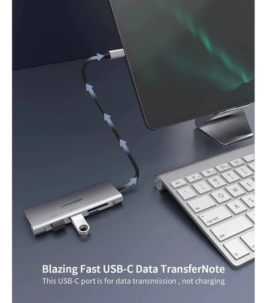 ADAPTADOR HUB UPGROW 5 EN 1 HDMI CHROMECAST GOOGLE TV - 5