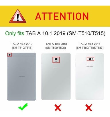 CASE FINTIE C/ TECLADO GALAXY TAB A 10.1 2019 T510 T515 - 2