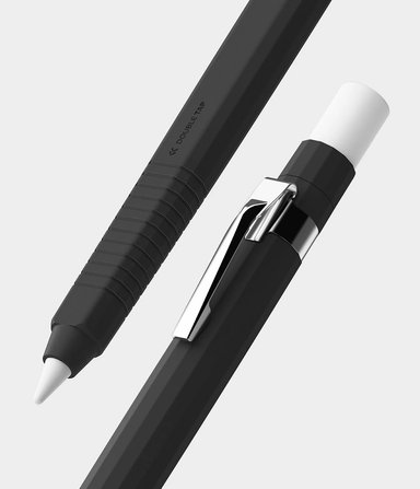 CASE RINGKE SILICONE PARA APPLE PENCIL PRO | MATTE BLACK - 1