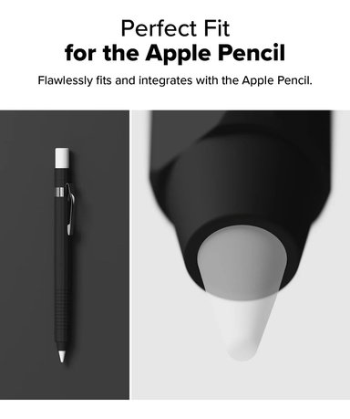 CASE RINGKE SILICONE PARA APPLE PENCIL PRO | MATTE BLACK - 5