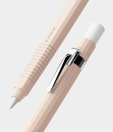 CASE RINGKE SILICONE PARA APPLE PENCIL PRO | ROSA ARENA - 1
