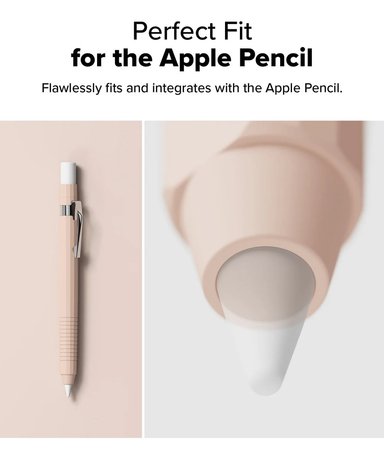 CASE RINGKE SILICONE PARA APPLE PENCIL PRO | ROSA ARENA - 4