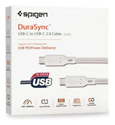 CABLE SPIGEN NYLON USB-C 1.5M PARA GALAXY S25 PLUS ULTRA - 1